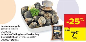 Levende Vongole  330g