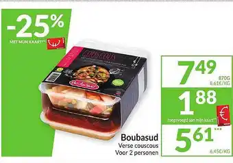 Intermarché Boubasud 870g aanbieding