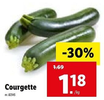 Lidl Courgette aanbieding
