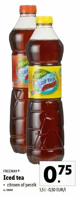 Lidl Iced tea aanbieding