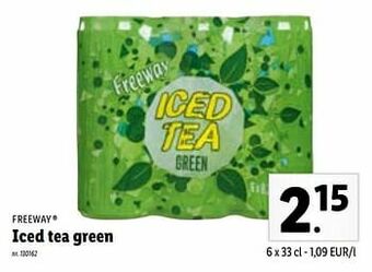 Lidl Iced tea green aanbieding