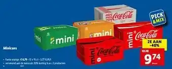 Minicans fanta orange
