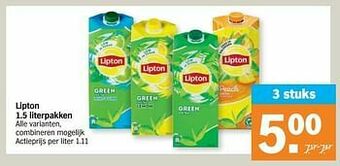 Albert Heijn Lipton aanbieding
