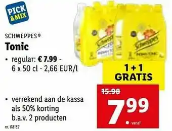 Lidl Tonic regular aanbieding