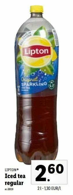Lidl Iced tea regular aanbieding