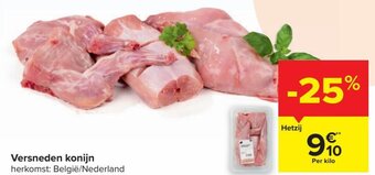 Carrefour Market Versneden Konijn aanbieding