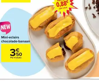 Mini-Eclairs Chocolade Banaan