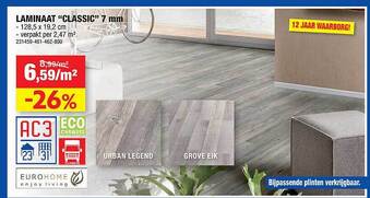 Hubo Laminaat aanbieding