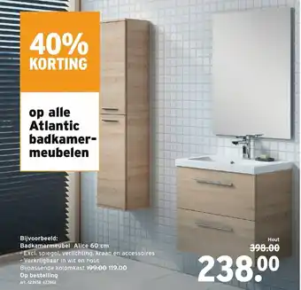 GAMMA Bij. Badkamermeubel Alice 60cm aanbieding