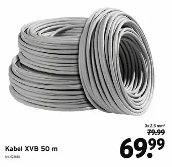 GAMMA Kabel XVB 50m aanbieding