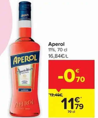 Carrefour Market Aperol 11%, 70cl aanbieding