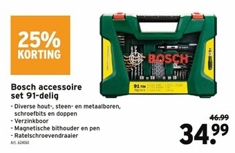 Bosch accessoire set 91-delig