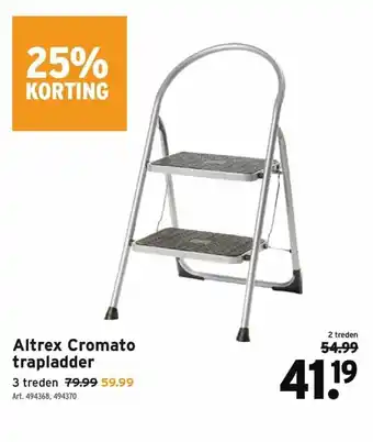 GAMMA Altrex Cromato trapladder aanbieding
