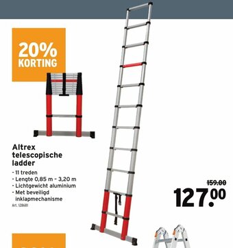 GAMMA Altrex telescopische ladder aanbieding