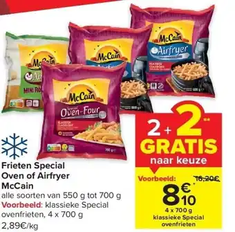 Carrefour Frieten special oven of airfryer mccain aanbieding