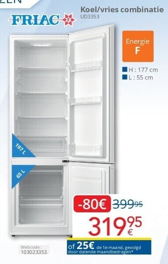 Eldi Koel/vries combinatie aanbieding