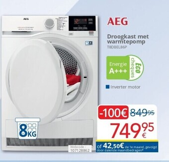 Eldi Droogkast met warmtepomp aanbieding