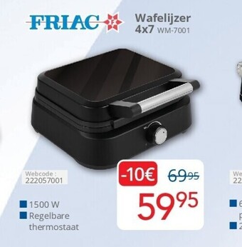 Eldi Wafelijzer 4x7 aanbieding