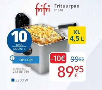Eldi Frituurpan aanbieding
