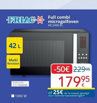 Full combi microgolfoven