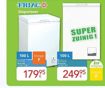 Eldi Diepvriezer 100 l aanbieding