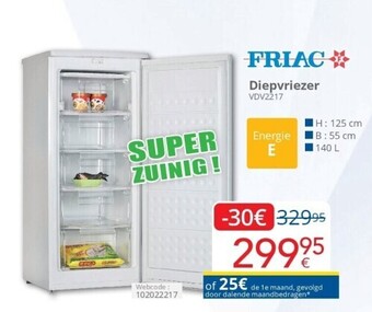 Eldi Diepvriezer aanbieding