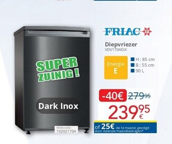 Eldi Diepvriezer aanbieding
