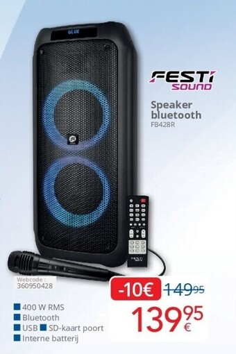 Eldi Speaker bluetooth aanbieding