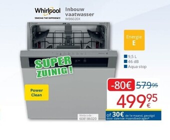 Eldi Inbouw vaatwasser aanbieding