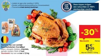 Carrefour Gamma kip van weleer kwaliteitsketen aanbieding