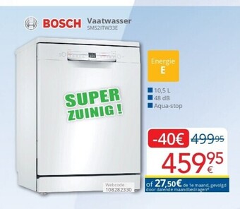 Eldi Vaatwasser aanbieding