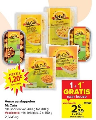 Carrefour Verse aardappelen mccain aanbieding