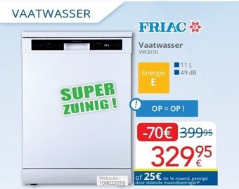 Eldi Vaatwasser aanbieding