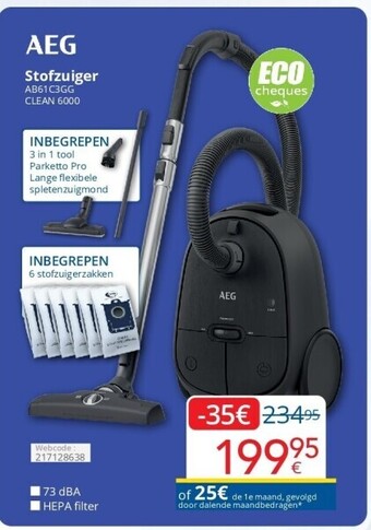 Eldi Stofzuiger aanbieding