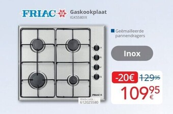 Eldi Gaskookplaat aanbieding