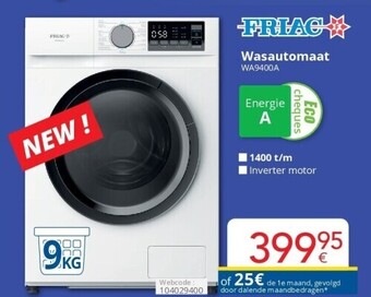 Eldi Wasautomaat aanbieding