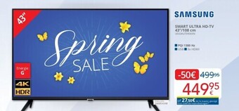 Eldi Samsung smart ultra hd-tv 43’’/108 cm aanbieding