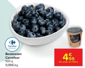 Bosbessen carrefour 500 g