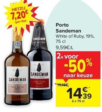 Carrefour Porto sandeman aanbieding