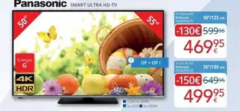 Eldi Panasonic smart ultra hd.tv 50’’/123 cm aanbieding