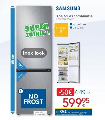 Eldi Koel/vries combinatie aanbieding