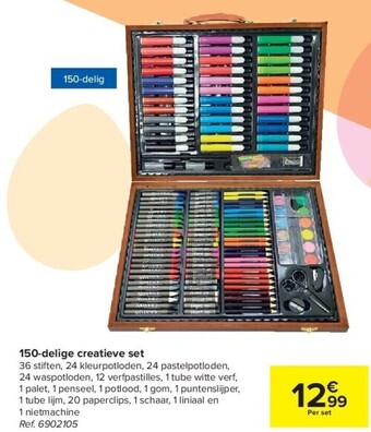 Carrefour 150-delige creatieve set aanbieding