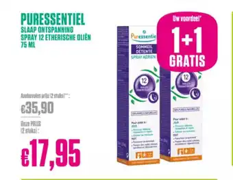 Puressentiel slaap ontspanning spray 12 etherische olien 75ml