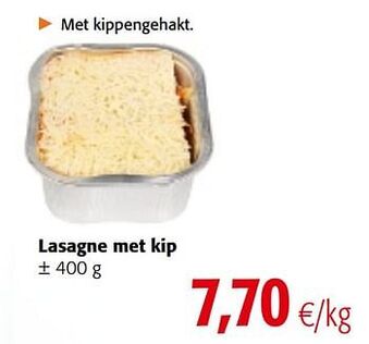 Colruyt Lasagne met kip aanbieding