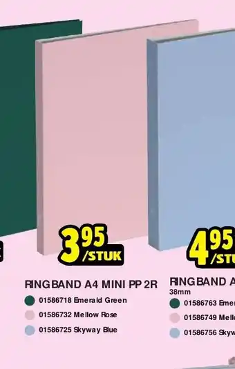 ToyChamp Ring Band A4 Mini PP 2R per stuk aanbieding