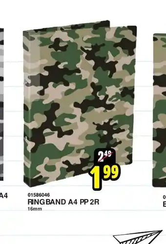 ToyChamp Ring Band A4 PP 2R 01586046 16mm aanbieding