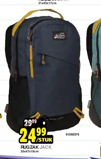 Rugzak Jack 26x47x19cm 01550375