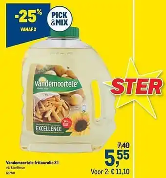 Vandemoortele frituurolie excellence