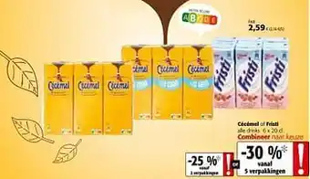 Colruyt Chocomel of fristi aanbieding