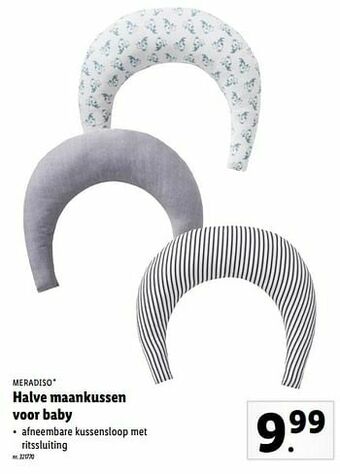 Lidl Halve maankussen voor baby aanbieding